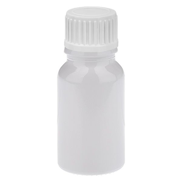 10ml Tropfflasche 0.9mm weiß Standardverschluss WhiteLine UT18/10