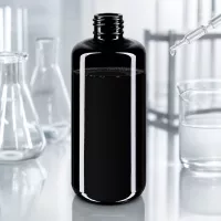 Stilvolle Draco Violettglasflasche 200ml mit glänzender Oberfläche für hochwertige Kosmetikverpackung