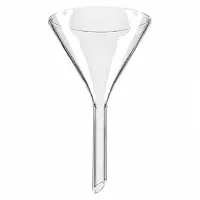 Professioneller Kurzstil Glastrichter für Labor und Analytik 55mm Größe