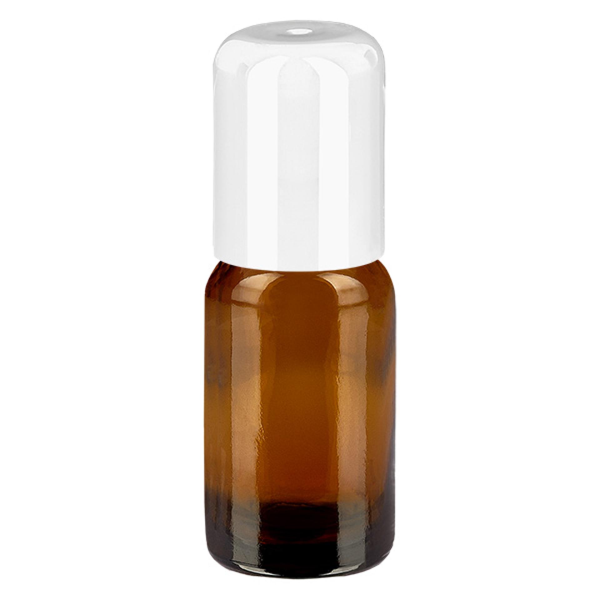 10ml Roll-On Flasche weiß Standardverschluss BrownLine UT18/10