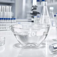 60ml Abdampfschale mit Ausguss aus optisch klarem Borosilikatglas für genaue Beobachtungen im Labor