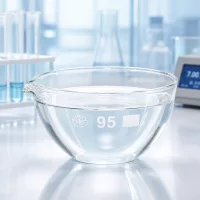 Wissenschaftliche Abdampfschale 95mm mit Ausguss für Verdampfung und Kristallisation