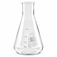 Konischer Glaskolben 100ml mit Weithals und Graduierung für Laboranwendungen