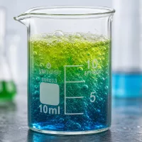 UNiTWIST Becherglas 10ml mit Ausguss und APPROX-Markierung für präzise Laboranwendungen