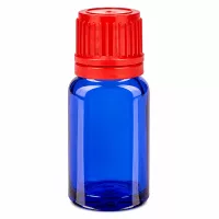 Hochwertige 10ml Glasflasche UT18/10 Gewinde mit Originalitätsverschluss für Laboranwendungen