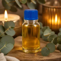 10ml UT18/10 Glasflasche mit blauem Schraubverschluss für Öle Essenzen und Naturkosmetik