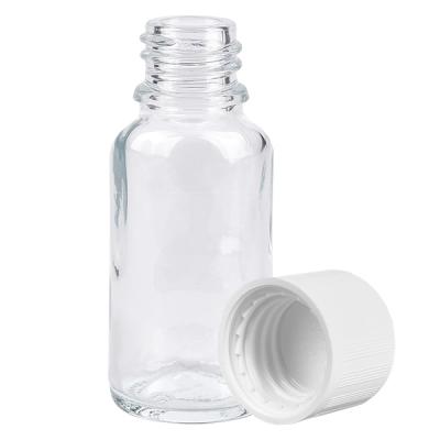 20ml Flasche 11mm Schraubverschluss weiß Originalitätsverschluss ClearLine UT18/20