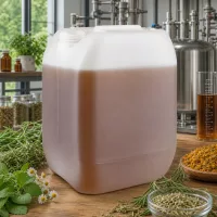 Vielseitiger 10 Liter Vorratsbehälter ohne Verschluss für Heilkräuter und pflanzliche Extrakte