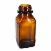 500ml Braunglasflasche für Chemikalien mit stabilem Gewinde und UV-Schutz