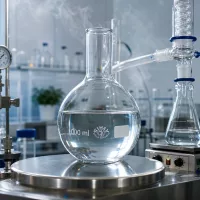 1000ml Stehkolben Enghals in steriler Laborausstattung für analytische Verfahren