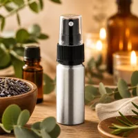 Premium 20ml Zerstäuberflasche aus gebürstetem Aluminum für professionelle Anwendungen