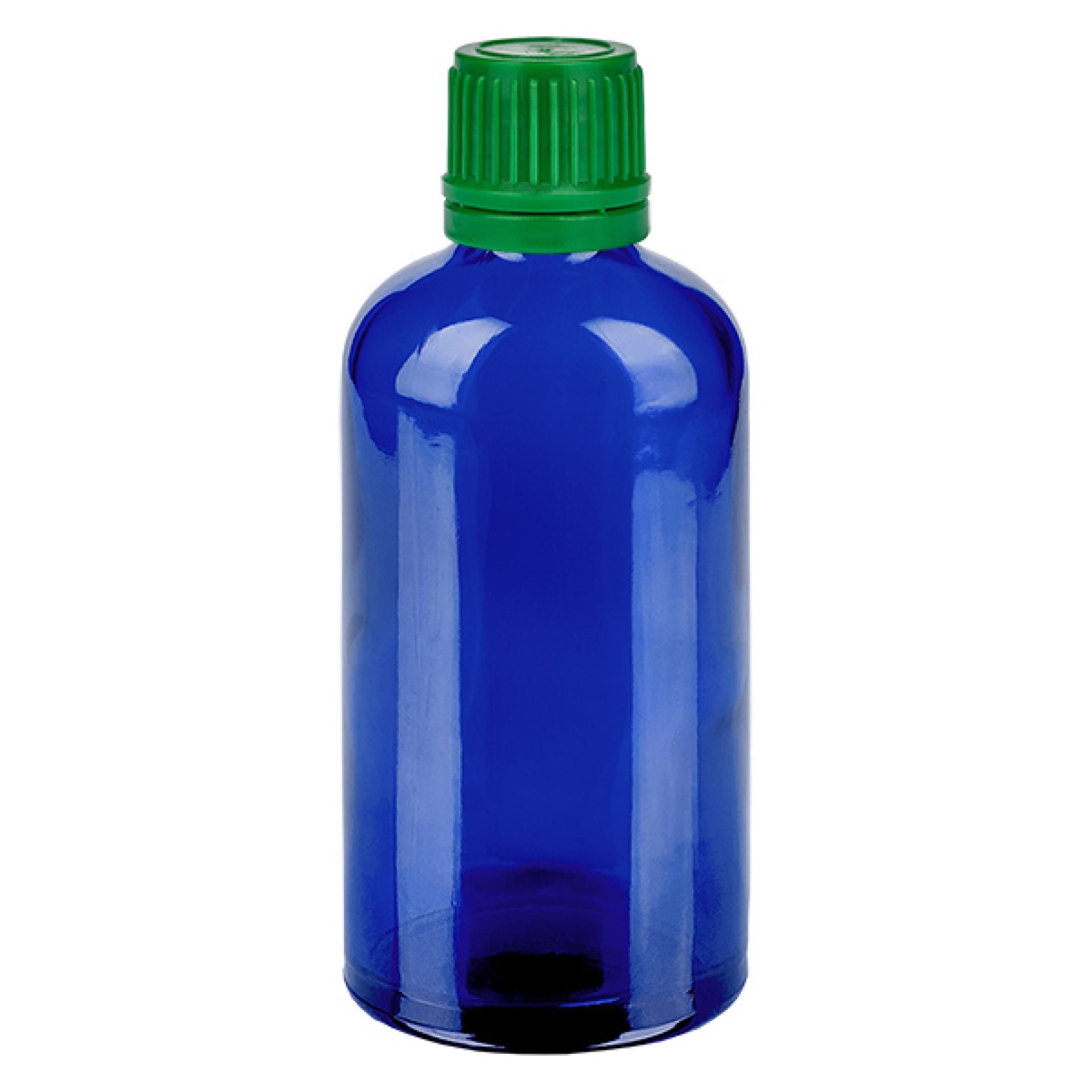 100ml Flasche 11mm Schraubverschluss grün Originalitätsverschluss BlueLine UT...