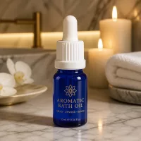 Stilvolle 5ml Pipettenflasche mit Dropper-System ideal für Spa-Anwendungen und Entspannung