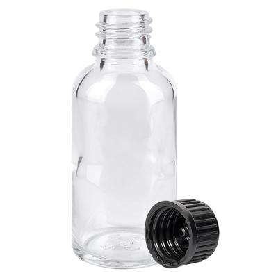 30ml Flasche 11mm Schraubverschluss schwarz Standard ClearLine UT18/30