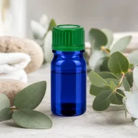 Professionelle 5ml Flasche 11mm SV grün STD BlueLine UT18/5 für Naturkosmetik Herstellung