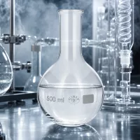 Stehkolben 500ml Enghals mit ergonomischer Form für sicheres Handling im Laboralltag