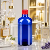 Universelle 100ml Glasflasche STD BlueLine mit 11mm Gewinde für vielseitige Füllgüter