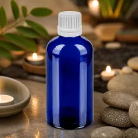 100ml Tropfflasche 0.7mm weiß Originalitätsverschluss BlueLine UT18/100
