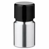 Zylindrische Aluminium-Flasche 10ml mit schwarzer Kappe für präzise Dosierung