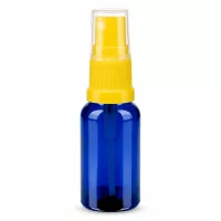 Professionelle 20ml Sprayflasche blau gelb STD Gewinde UT18/20 BlueLine
