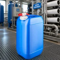 Tragbarer 15 Liter Flüssigkeitsbehälter blau mit Auslaufhahn für Wasseraufbereitung