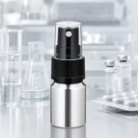 Nachfüllbare 10ml Aluflasche mit Pumpzerstäuber - umweltfreundliche Lösung für Parfüm und Öle