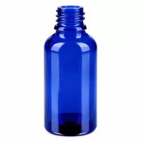 30ml Flasche blaues Glas 11mm Gewinde perfekt für Homöopathie und Naturheilkunde geeignet