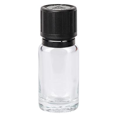 10ml Tropfflasche 1mm schwarz Originalitätsverschluss Kindersicherung Blindenwarnsymbol ClearLine UT18/10