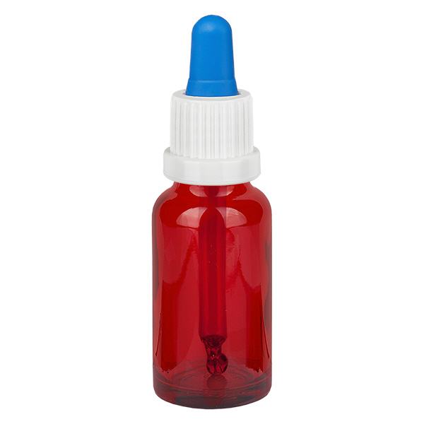 20ml Pipettenflasche weiß/blau Originalitätsverschluss RedLine UT18/20