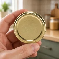 UNiTWIST TO66 Konservendeckel gold BioSeal unitemp für Marmeladen und Eingemachtes