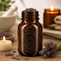 Robuste Weithalsflasche aus Braunglas 50ml Fassungsvermögen für den täglichen Gebrauch