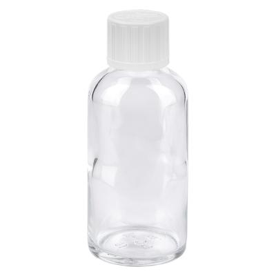 50ml Flasche 11mm Schraubverschluss weiß Standard Kindersicherung ClearLine UT18/50