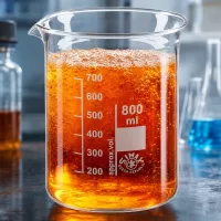 Temperaturschockresistentes Becherglas 800ml Borosilikatglas für Heiz- und Kühlprozesse im Labor