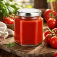 UNiTWIST 47ml Hexagonales Einmachglas Tomatensauce Konservieren Selbstgemachtes 48er-Set