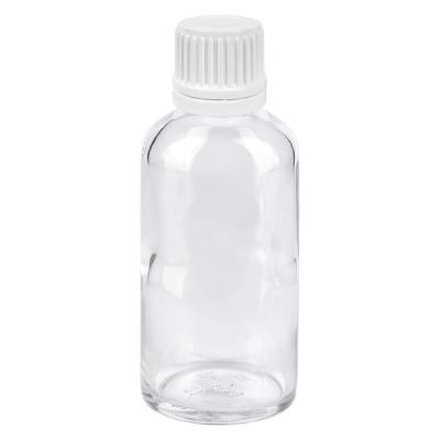 50ml Tropfflasche 0.7mm weiß Originalitätsverschluss ClearLine UT18/50