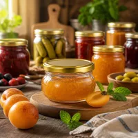 Kompakte Terrinengläser 120ml Golddeckel ideal für Geschenke aus der Küche UNiTWIST