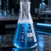 Erlenmeyerkolben 300ml Weithals spülmaschinenfest für einfache Reinigung nach Laborversuchen