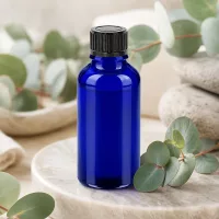 Vielseitige 30ml Blauglasflasche für DIY-Kosmetik Seren Tinkturen und natürliche Heilmittel