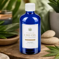 Stilvolle kobaltblaue 100ml Glasflasche perfekt für DIY Kosmetik und natürliche Hautpflege