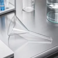 Wissenschaftlicher Trichter aus Kalk-Soda-Glas mit 10cm Öffnung für Laborexperimente