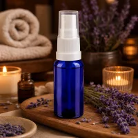 Kompakte 20ml Glassprayflasche mit durchsichtigem Design für Reise und unterwegs