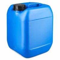 Stapelbarer 5 Liter Kanister in Blau mit Schraubverschluss OV und integriertem Griff