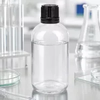 Pharmazeutische Aufbewahrungsflasche 100ml Globuliflasche mit sicherem Schraubverschluss in professioneller Laborumgebun