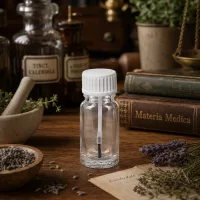 10ml Glasflasche mit Pinselapplikator UT18 für professionelle Naturheilkunde und Aromatherapie Anwendungen