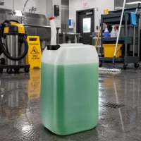 Kanister 15L mit Auslaufrohr Flex für professionellen Reinigungseinsatz in Großküche