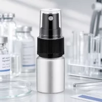Hygienische 10ml Aluminiumflasche mit Pumpzerstäuber für medizinische Anwendungen