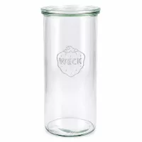 WECK Sturzglas 1500ml mit Glasdeckel RR100 Einmachglas transparent leer stehend