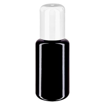 Apothekenflasche violett 30ml Roll-On Verschluss weiß