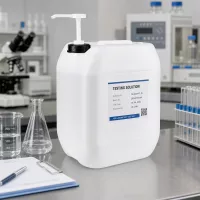 Handlicher 10 Liter Vorratsbehälter mit Dosierpumpe für industrielle Reinigungs- und Prüflösungen