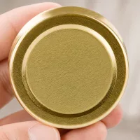 UNiTWIST TO58deep BasicSeal 58mm Deckel gold gebürstete Metalloberfläche